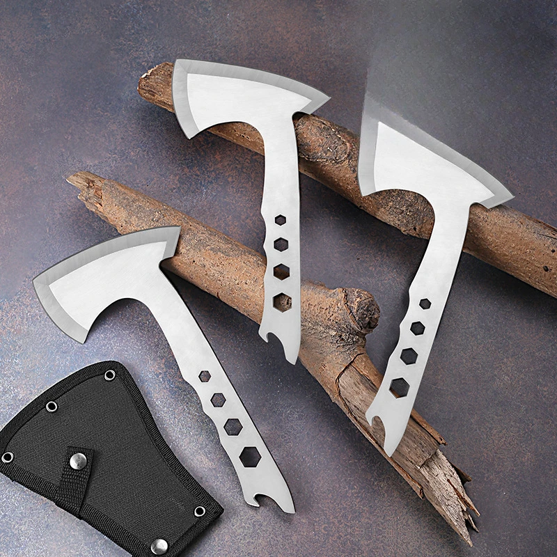 Three-Piece Set Multi-Functional Mountain Opening Outdoor Camping Firefighting Tactical Rescue Axe