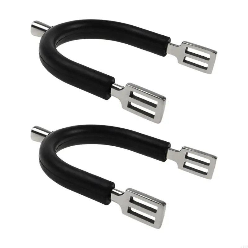 مصد الحصان حفز استبدال المطاط مغطى كاوبوي الغربية حفز رجالي حبل حفز معدات المنافسة 24BD