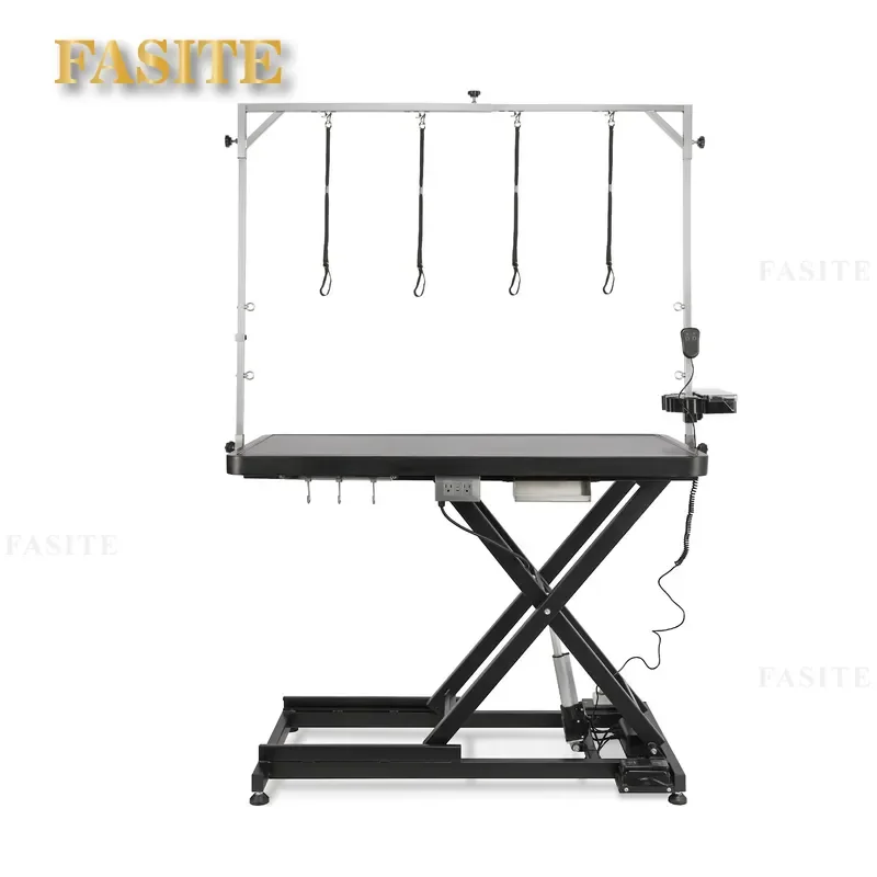 For Medium and Large Dogs Electric Lifting Pet Grooming Table Adjustable Height Bath Trimming Blow Drying Styling Station Non