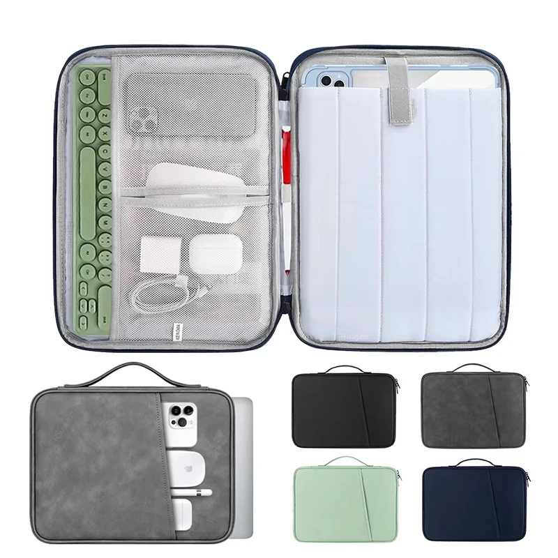Waterproof Tablet Handle Bag 11 12 13 Inch Shockproof Tablet Sleeve Case For IPad Pro Macbook Air M4 M3 M2 Carry Cover Daily Use