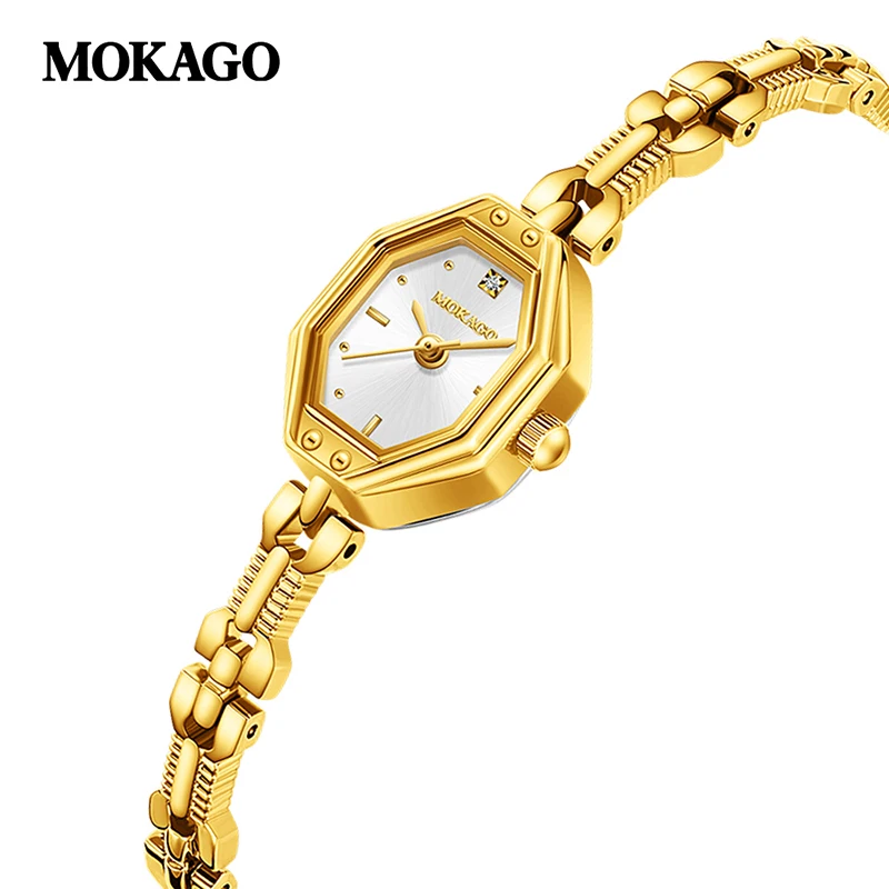 

MOKAGO 8149 Fashion Ladies Quartz Watch Waterproof Steel Strap Elegant Bracelet Casual Luxury Watches for Woman