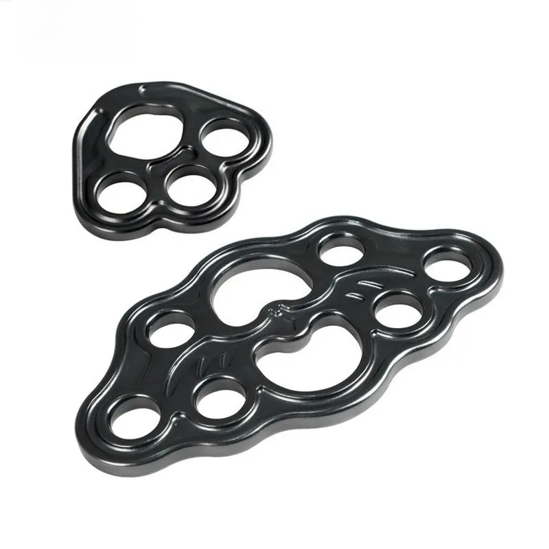 4/8 hole component plate anchor point increase main lock connection quick hanging multi-directional rock climbing