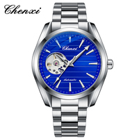 CHENXI Business Mechanical Men's Watch Fully Automatic Skeleton Round Dial Men's Wristwatch Luminous Waterproof Man Watch