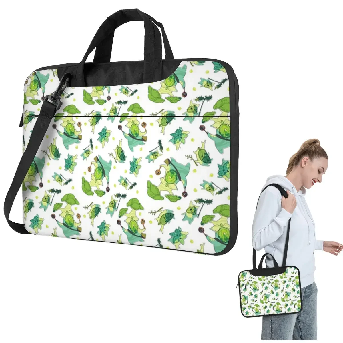 

Korok Pattern Crossbody Laptop Bag Case Computer Bag 13 14 15.6 Inch Notebook Pouch for Lenovo