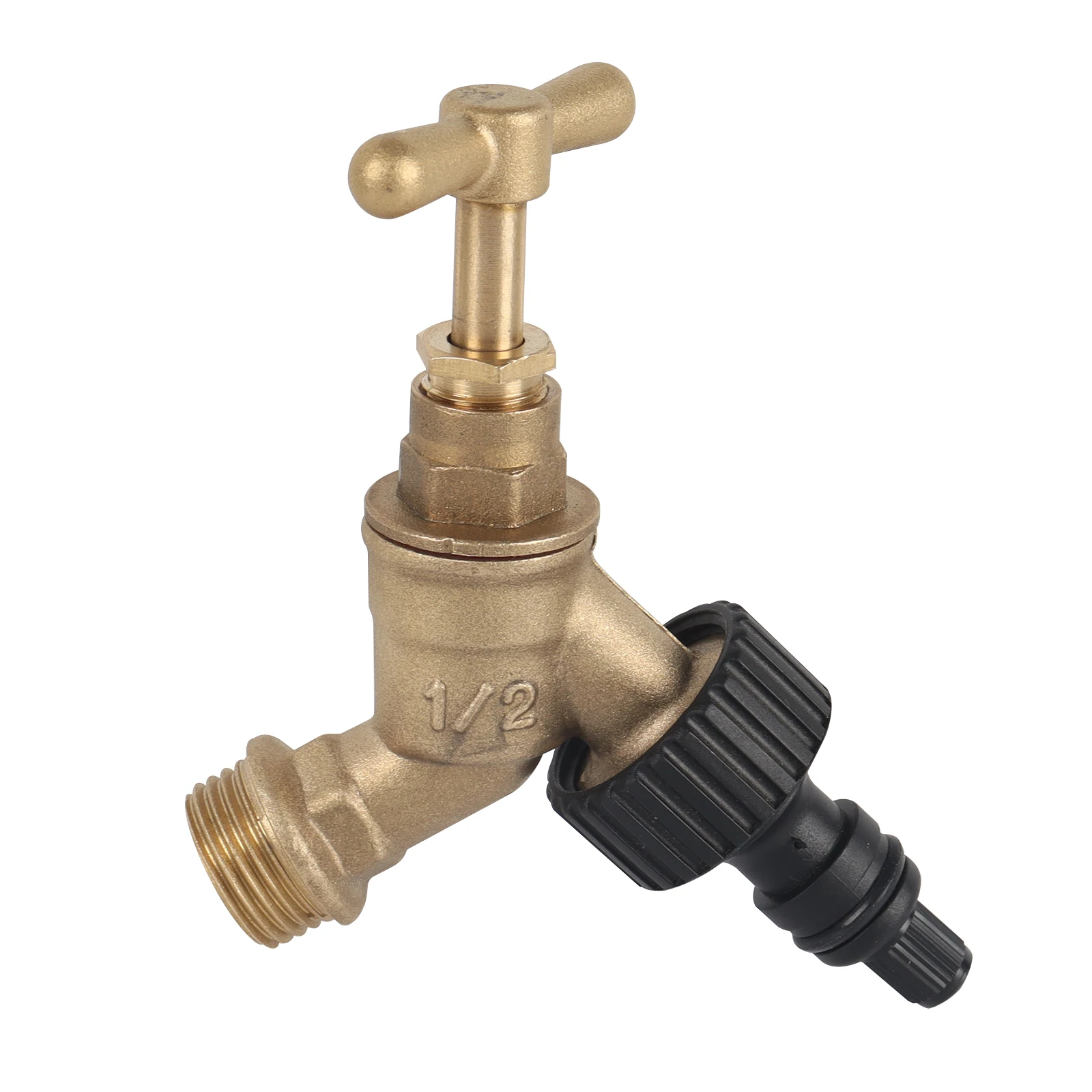 Kit valvola di scarico invernale per roulotte e capannoni, adatto per filettatura in plastica da 3/4" e 1/2", adattatore per connettore rubinetto ad accoppiamento rapido statico