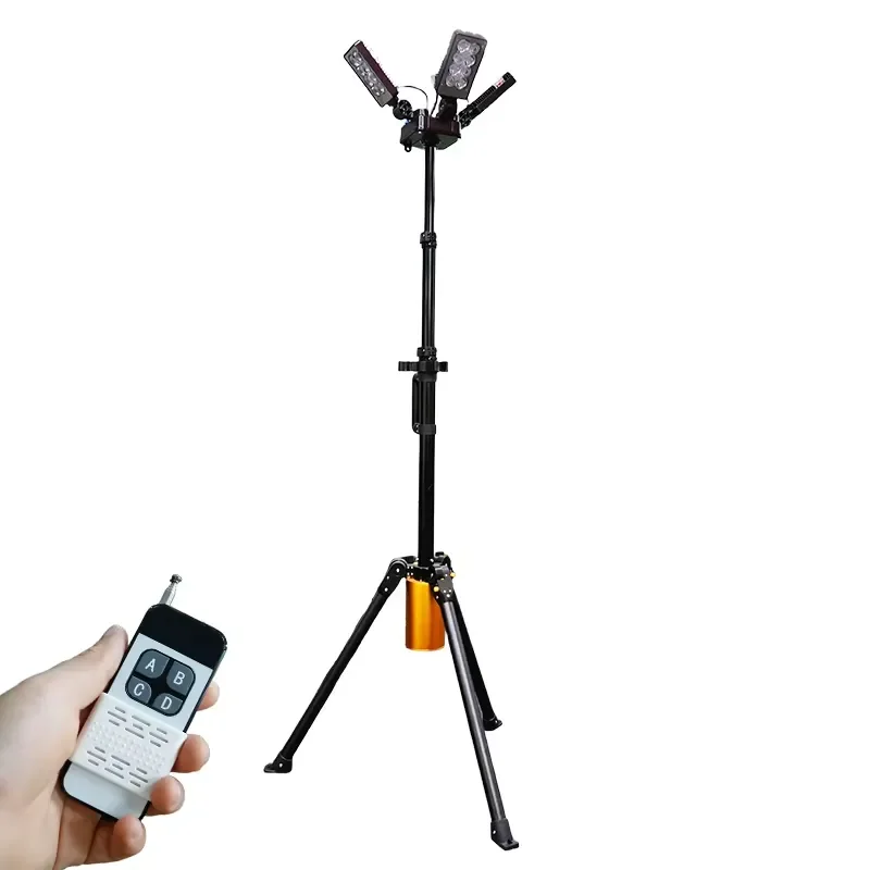 Fire-fighting Warning LED Work Light Dimmable Portable Lifting Emergency Explosion-proof Panoramic Mobile Lighting System