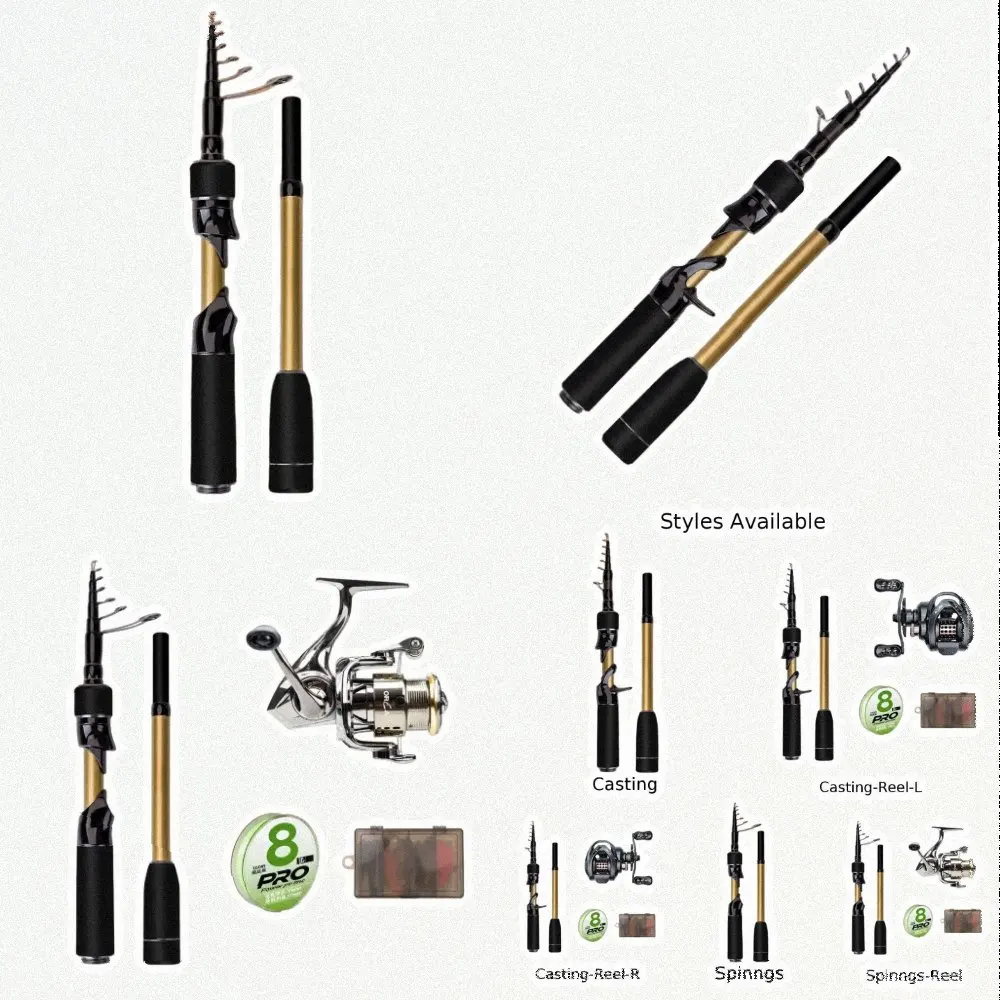 Portable Telescopic Lure Rod Carbon Fiber For Fuji Guides Dual Length Handle For Travel River Lake Stream Fishing Accessories