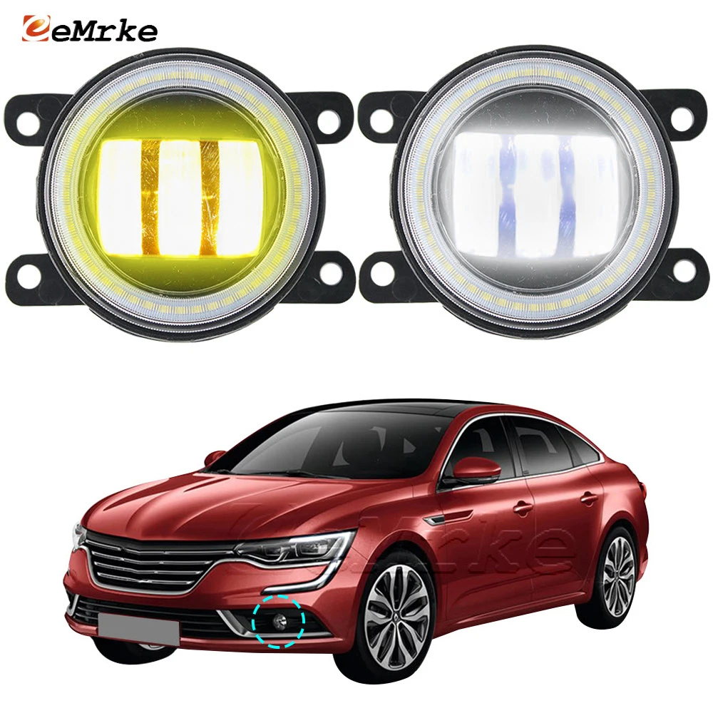 

2x Led Angel Eye DRL for Renault Talisman 2013 2014 2015 2016 2017 2018 2019 SM6 LFD Fog Lights Lamp Lens Daytime Running Lights