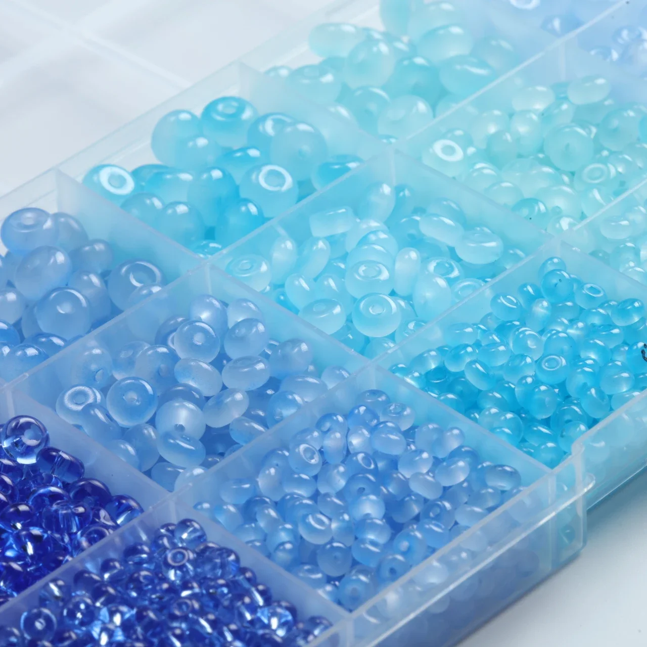 5x8mm 3x6mm 2x4mm Abacus Glass Beads Jelly Color Wheel Beads Flat Round Loose Beads for DIY Jwelry Making Accessories