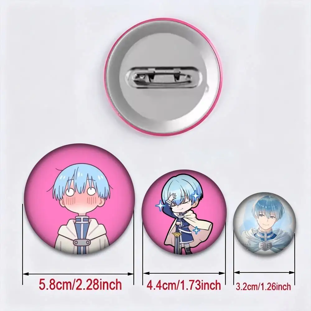Frieren Beyond Journey s End Himmel 25mm 32mm 44mm 58mm 75mm Brooches Badges Pins for Accessories Gift
