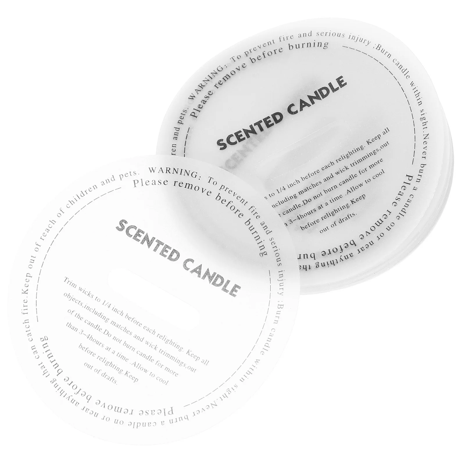 

50Pcs Wax Round Dust Covers Durable Tracing Paper DIY Protection Multi Functional for Various Sizes Wax Round Dust Covers