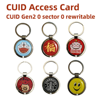 Gen2 CUID Changeable Key Card 13.56MHz Epoxy Card  Android App MCT Modify UID Rewritable Block 0 Writable Card cuid access card