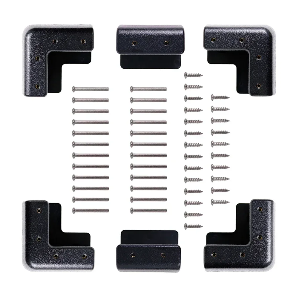 

Corner Solar Panel Mounting Brackets UV Resistant ABS Kit with Screws for Secure Installation on For RVs and Boats