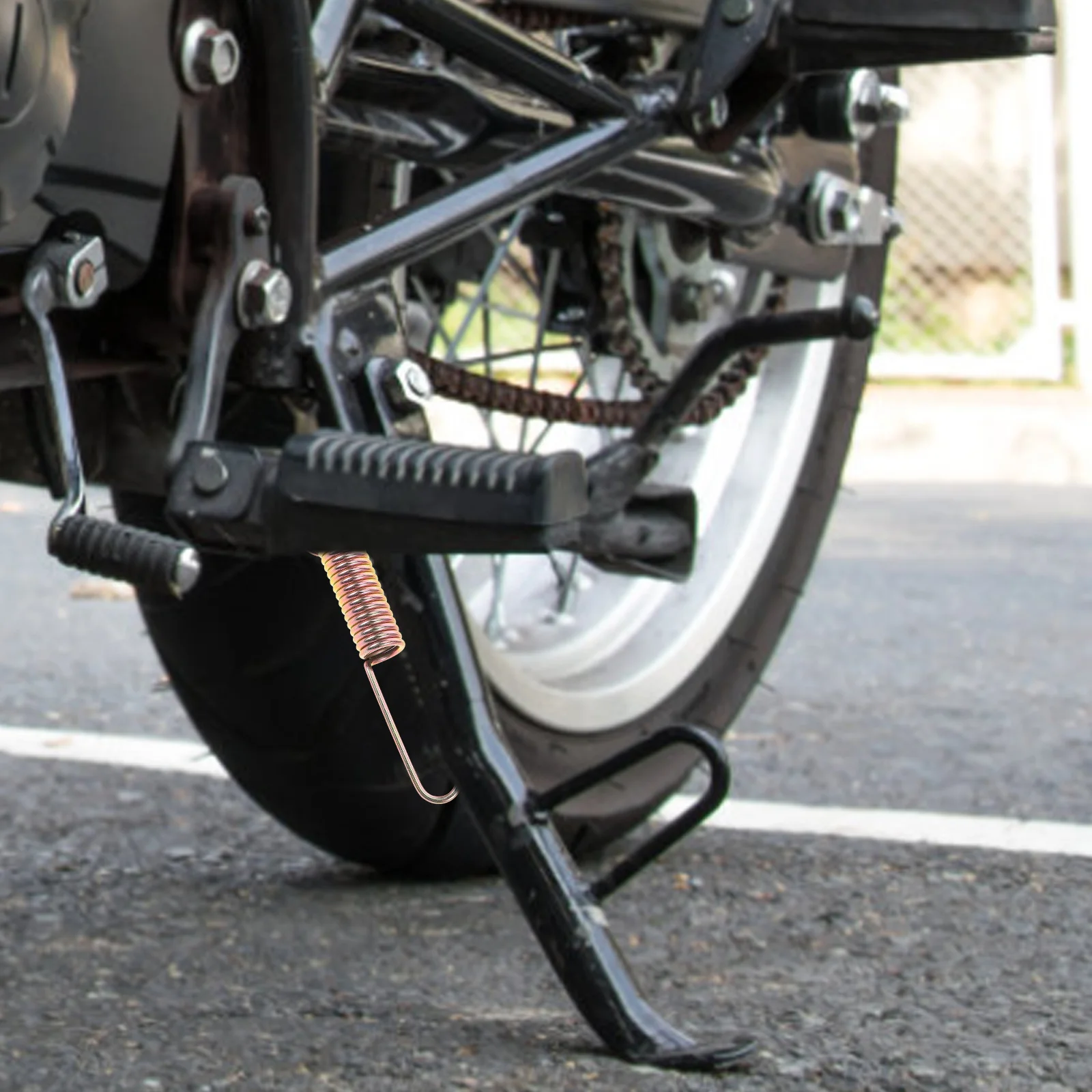 

Electric Bike Kickstand Spring High Elasticity Stainless Steel Universal Fit For Motorcycle Heavy Duty Brake Pedal Return