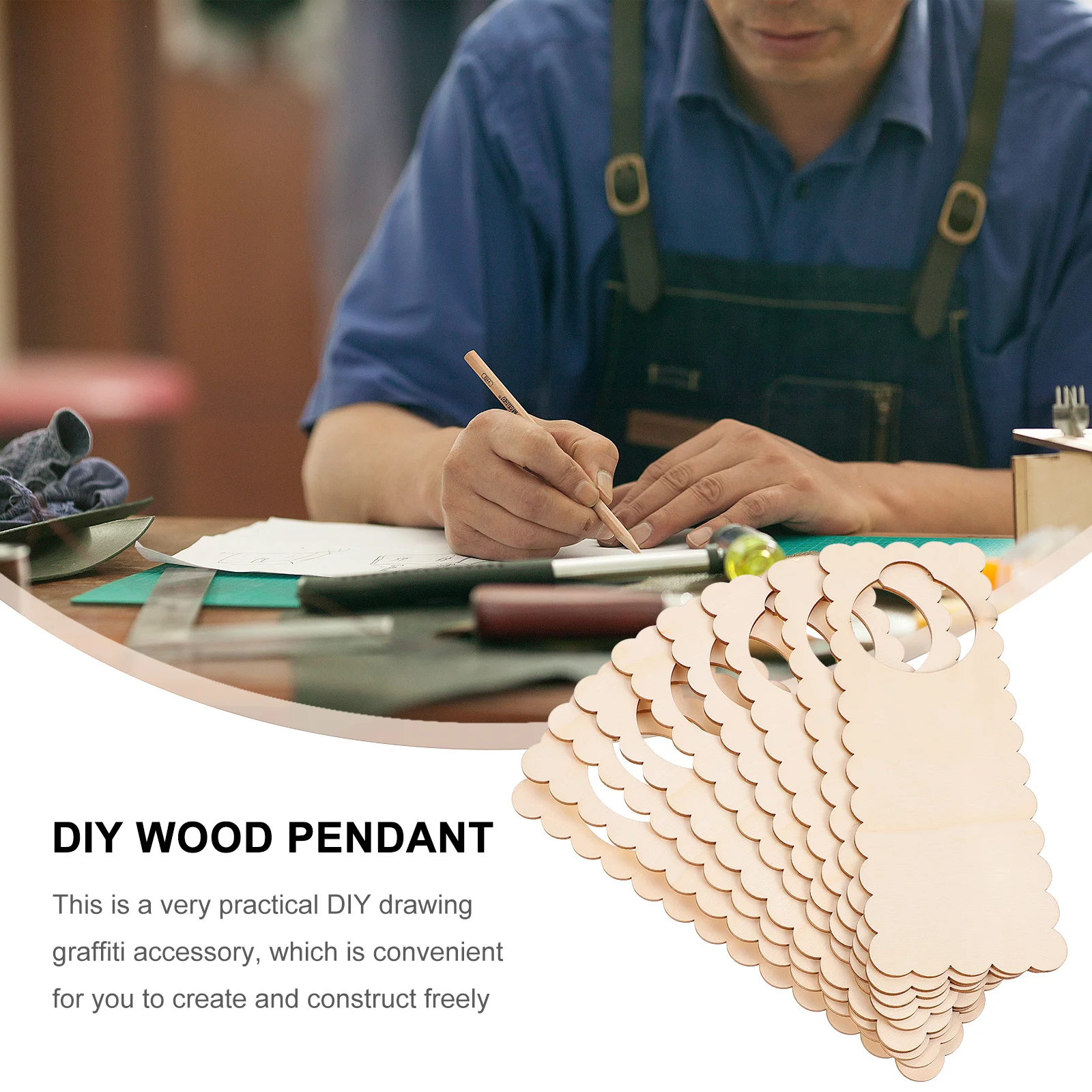 10 قطعة علامة باب خشبية فارغة معلقة اللوحة Diy بها بنفسك الكتابة على الجدران الديكور الحرفية لم تنته الخشب قلادة للمنزل هدية ديكور #2