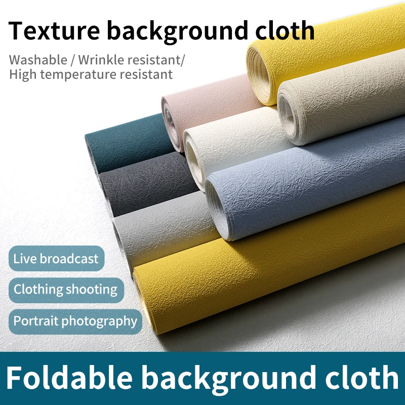 Texture Background Cloth Backdrops Board Photo Studio Shooting Props Photography Texture Diatom Mud Advanced for Tiktok Live