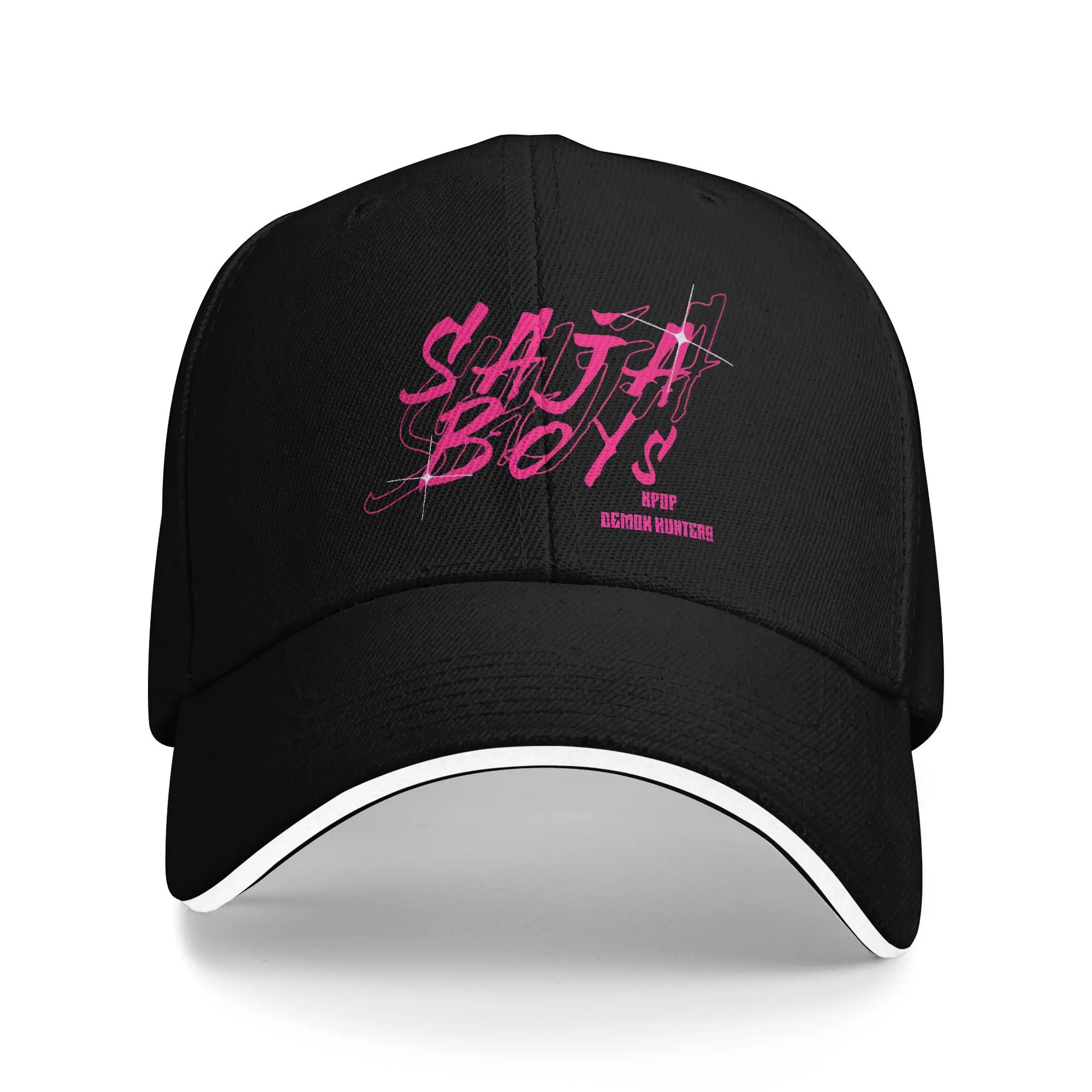 

kpOp demon hunters saja boys Logo Caps For Unisex Stylish Baseball Cap Trucker Hat Travel Headewear Gift