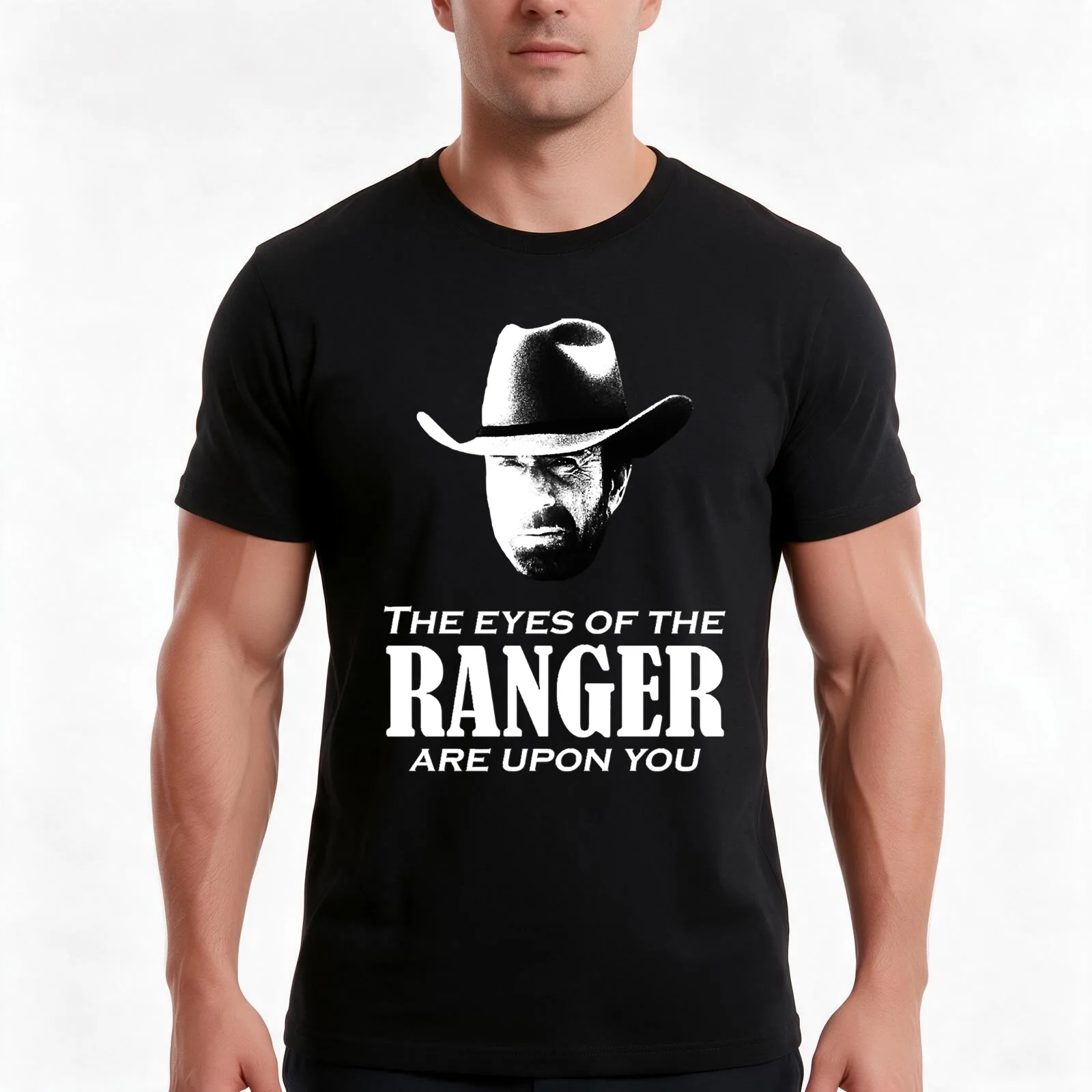 Good Teach Martial Arts Passing Training The Eyes Of The Ranger Are Upon You Retro T-Shirt, Summer Casual Cotton Tee