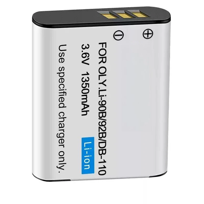 DB-110 Battery For Ricoh GRⅢ G900 WG-6 GR3 GRⅢ X GR3X THETA M15, THETA S/ SC/ SC2, THETA V / Z1 3.6V 1350mAh 360 Spherical Camer