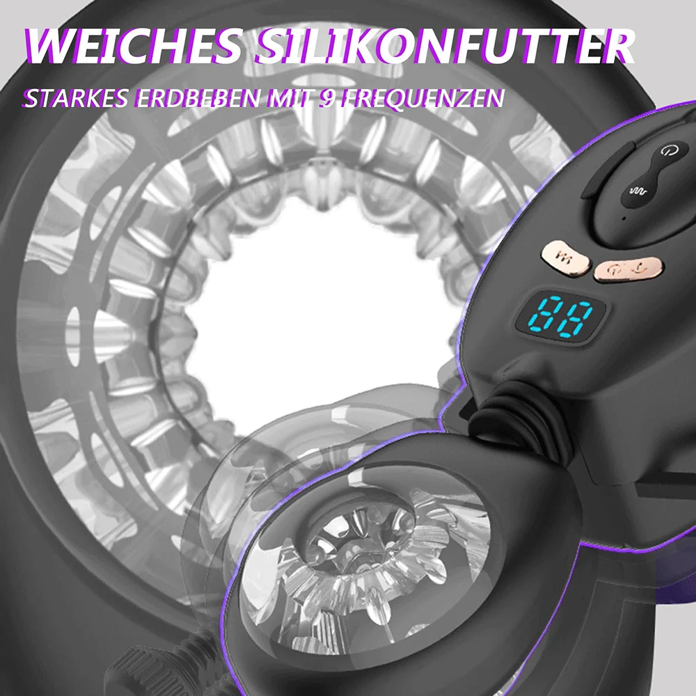 جهاز استمناء ذكر آلي، مع حزام يمكن ارتداؤه، جهاز تحكم عن بعد بدون استخدام اليدين، جهاز هزاز للجيب، ألعاب جنسية للبالغين