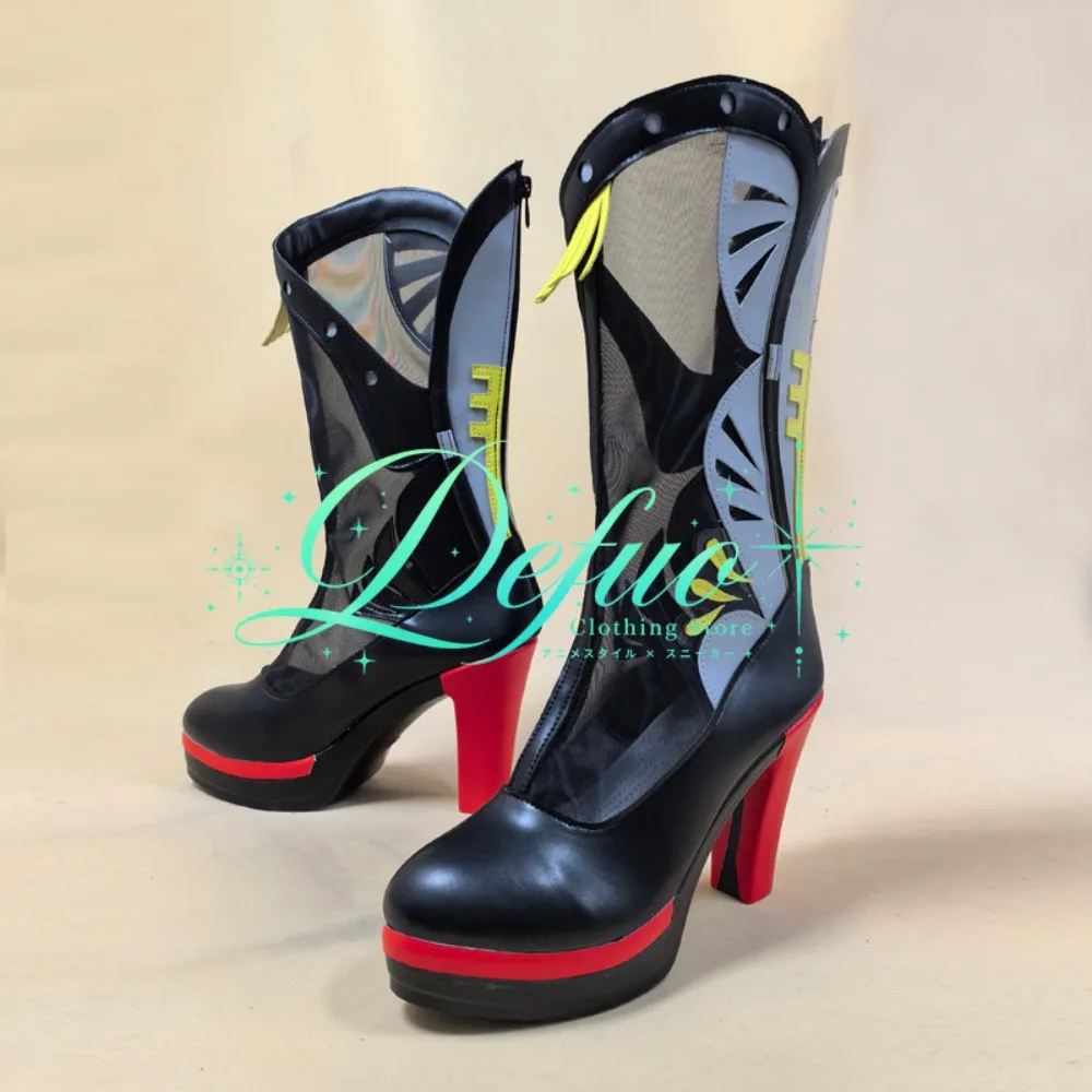 Ye Shunguang Cosplay Shoes Custom Boots for Christmas Game Expo Anime Event and Studio Photography