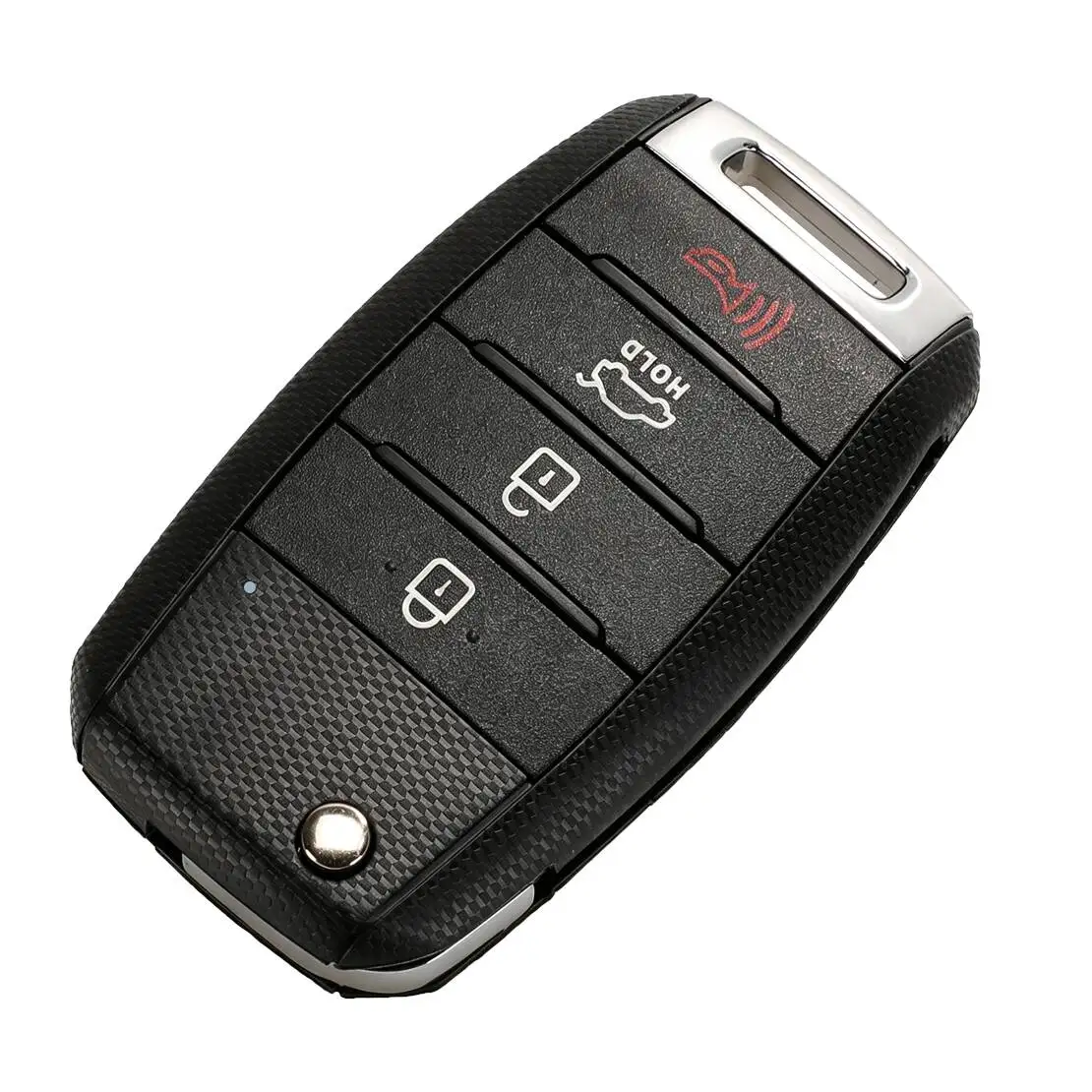 Flip Folding Key Fob 4 Buttons Remote Key Shell Case Cover HYN14R fit for Kia Sorento Rondo Optima Picanto Rio Soul Sportage