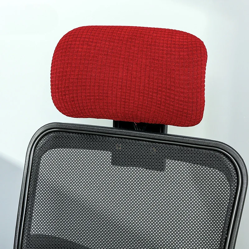 2026 Universal Jacquard Chair Headrest Cover Soft Comfortable Chair Headrest Cover High Elastic Solid Color Chair Headrest Cover