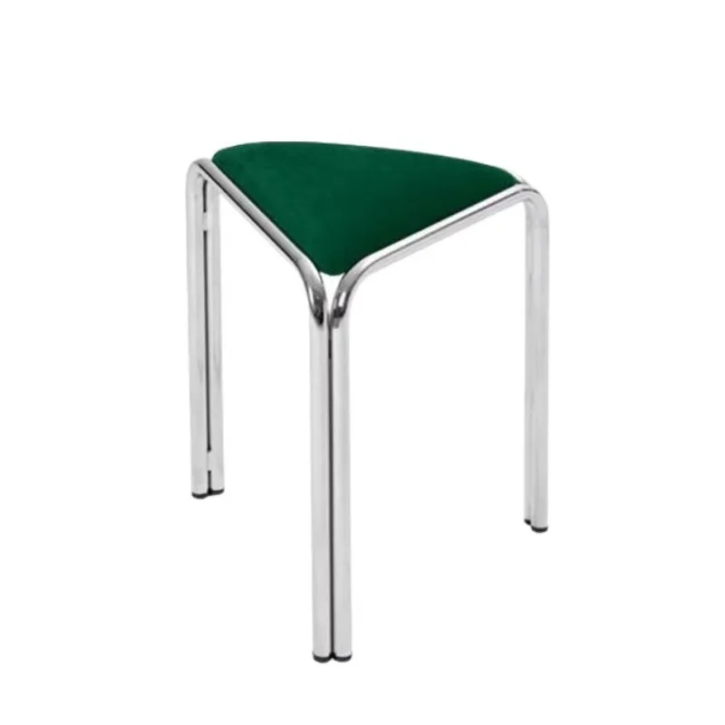 Medieval triangular stools, triangular stools in the hall and restaurant can be stacked
