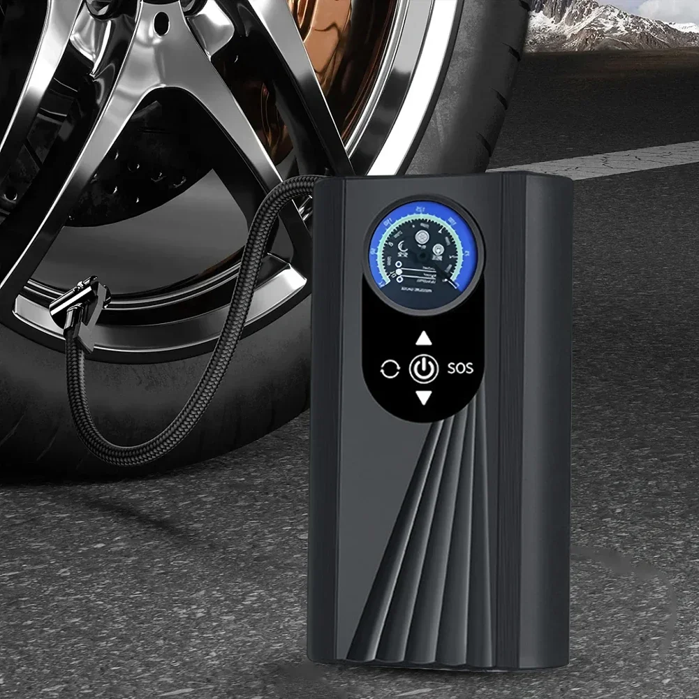 New Portable Digital Display Car Inflator Pump Electric Quick Charge Air Compressor Compact Size Vehicle Tire Inflator