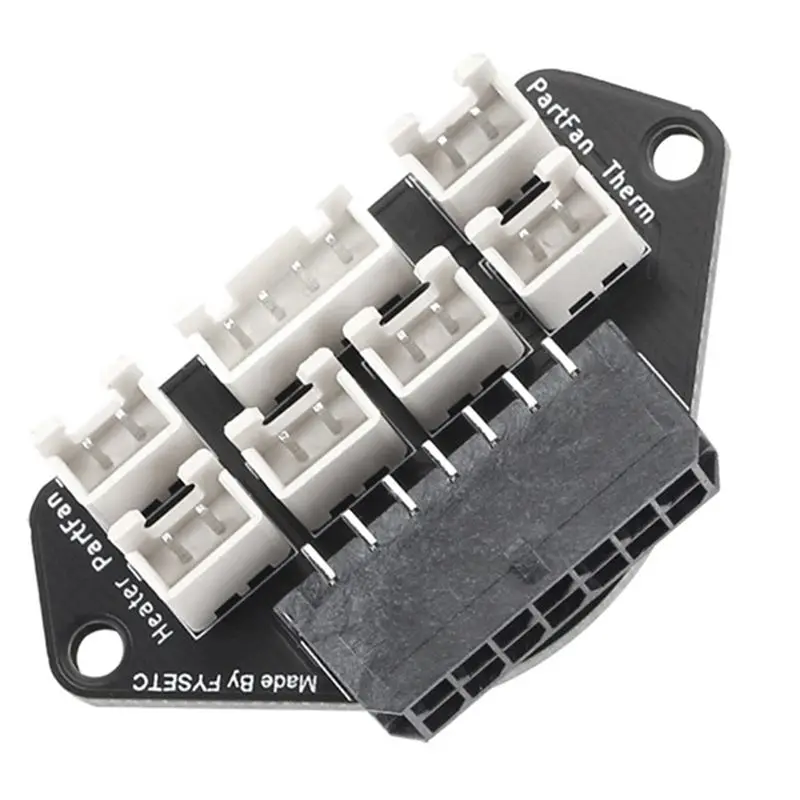 (DT37) 3D Printer Parts VORON V0.1 UMBILICAL FRAME TOOL HEAD Include Chamber Temperature Thermistor and Neopixel Support
