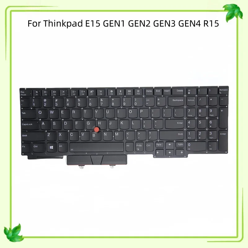 

New US English Laptop Layout Keyboard For Lenovo Thinkpad E15 GEN1 GEN2 GEN3 GEN4 R15