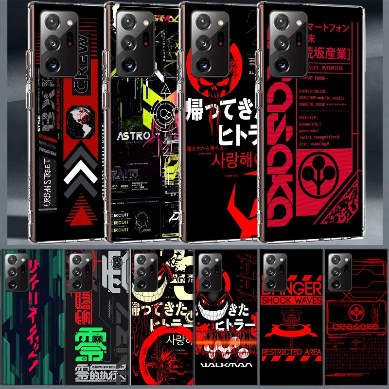 Cyber Style Punks Phone Case For Samsung A16 A26 A36 A56 Galaxy A71 A51 A41 A31 A21S A70 A50 A40 A30 A20E Note 20 10 9 8 Cover C