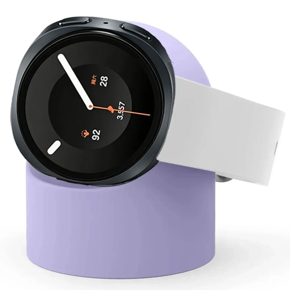 Kompatibel mit Samsung Galaxy Watch 9 8 7 6 5 4 3 Ladegerät für Galaxy Watch Ultra 2/1 Ladegerät Silikonständer Ladestation – Detail 11