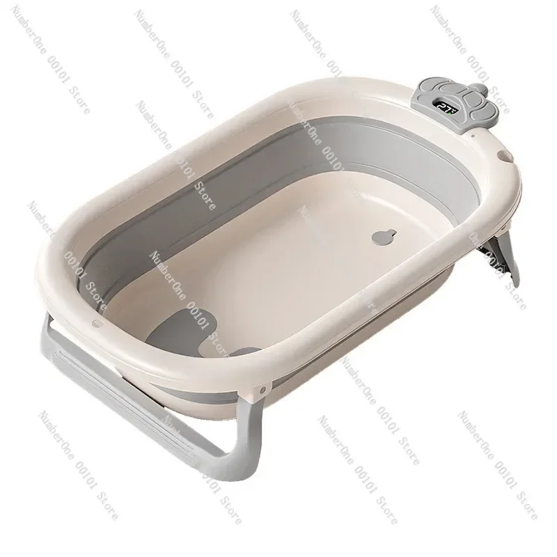 Foldable Baby Bathtub, Children’s Products, Suitable for Sitting or Lying Down, Household Use for Easy Bathing