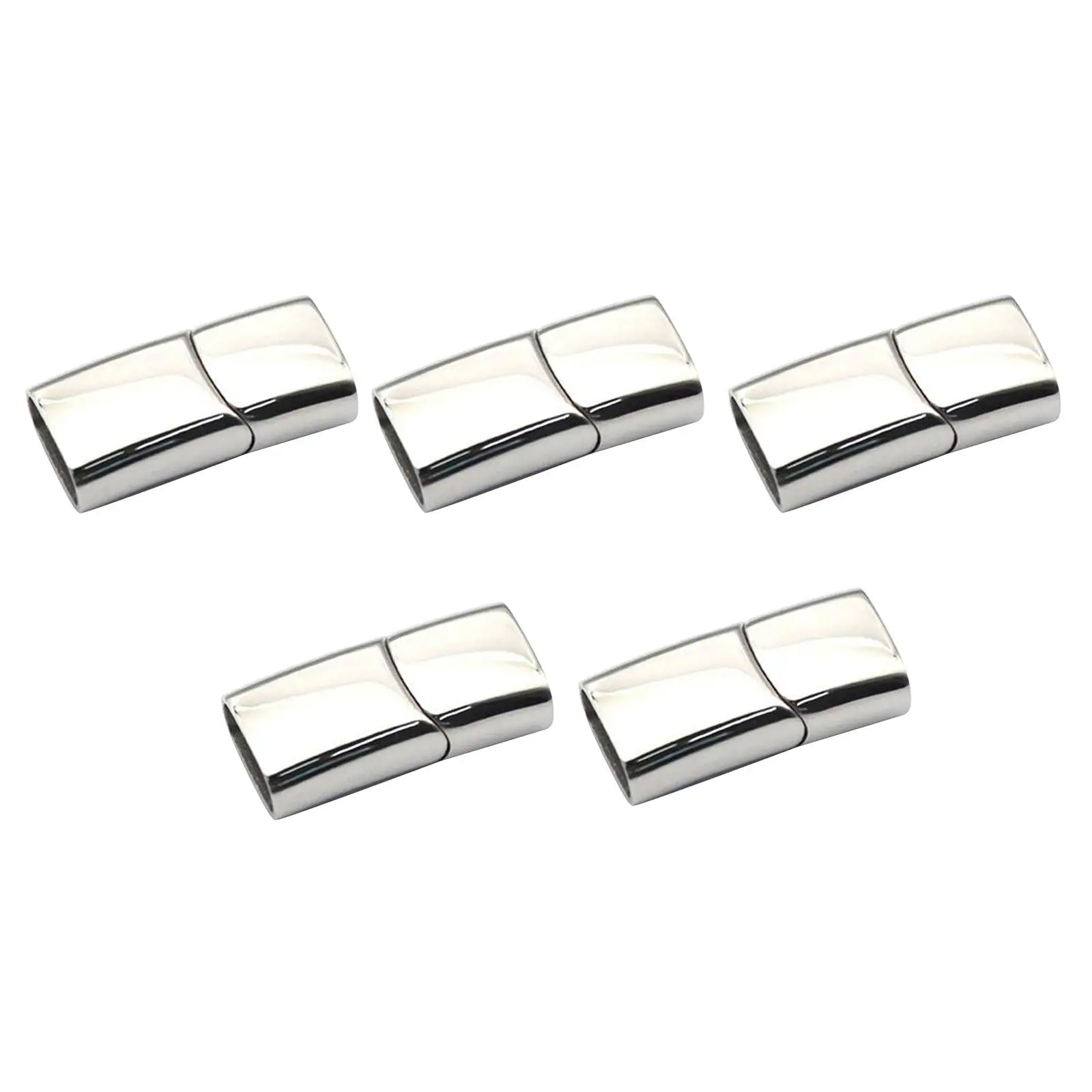 

5 Pcs/Set Stainless Steel Bracelet Connector Extender Closures for Jewellery