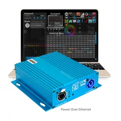 4 Universe MA2/MA3 X Bridge Power Over Ethernet 2048 Artnet To DMX512 Controller ArtNet To DMX Dimmer Disco Stage Lighting