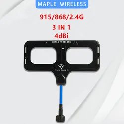 Maple wireless Moxon 868 / 915MHz / 2.4G 3 IN 1 Antenna 4dBi per TBS FRSKY ELRS JUMPER FUTABA TX