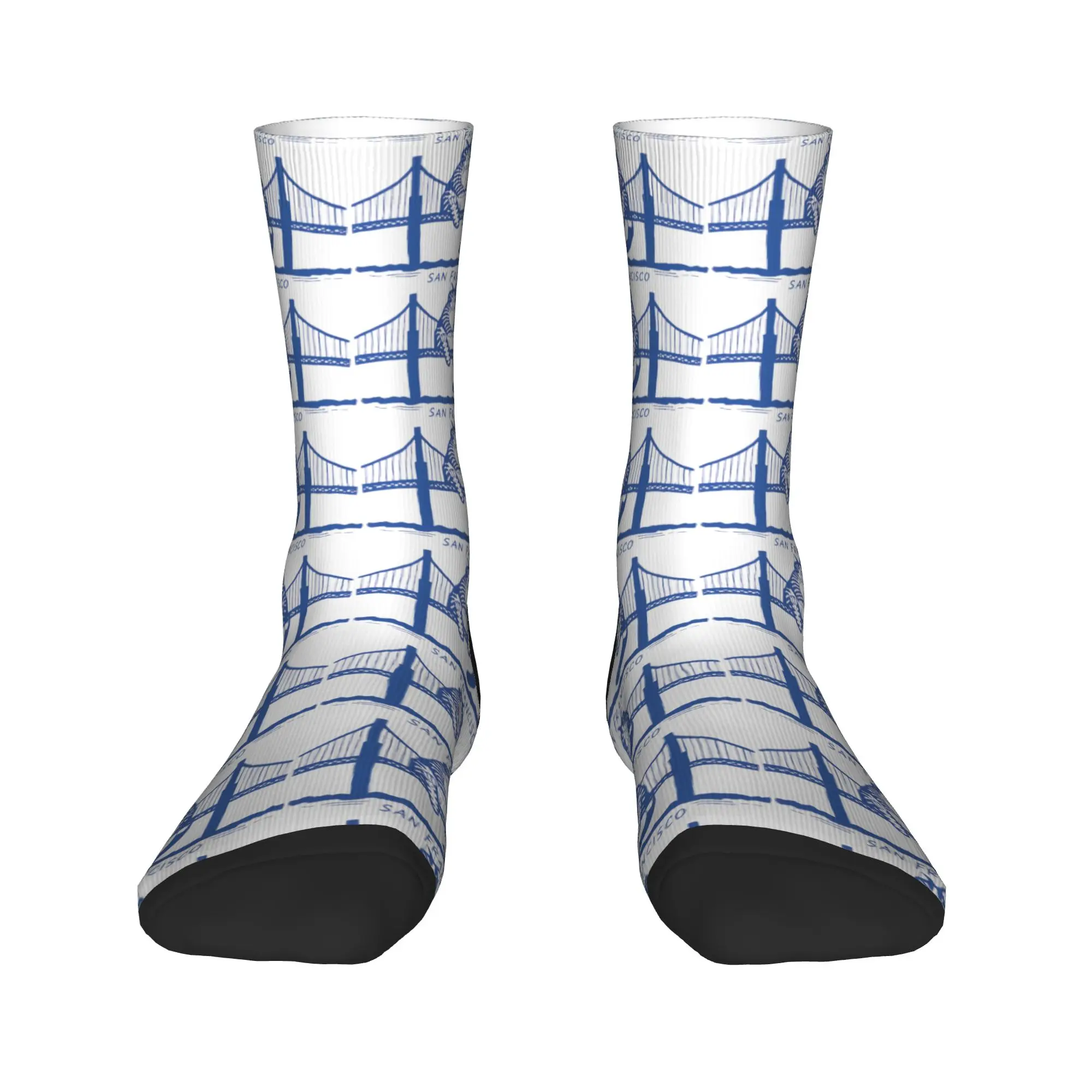 Project Hail Mary B Kliban Cat San Francisco Golden Gate Stockings  Socks Adults Men Socks Autumn Graphic Anti Sweat Socks