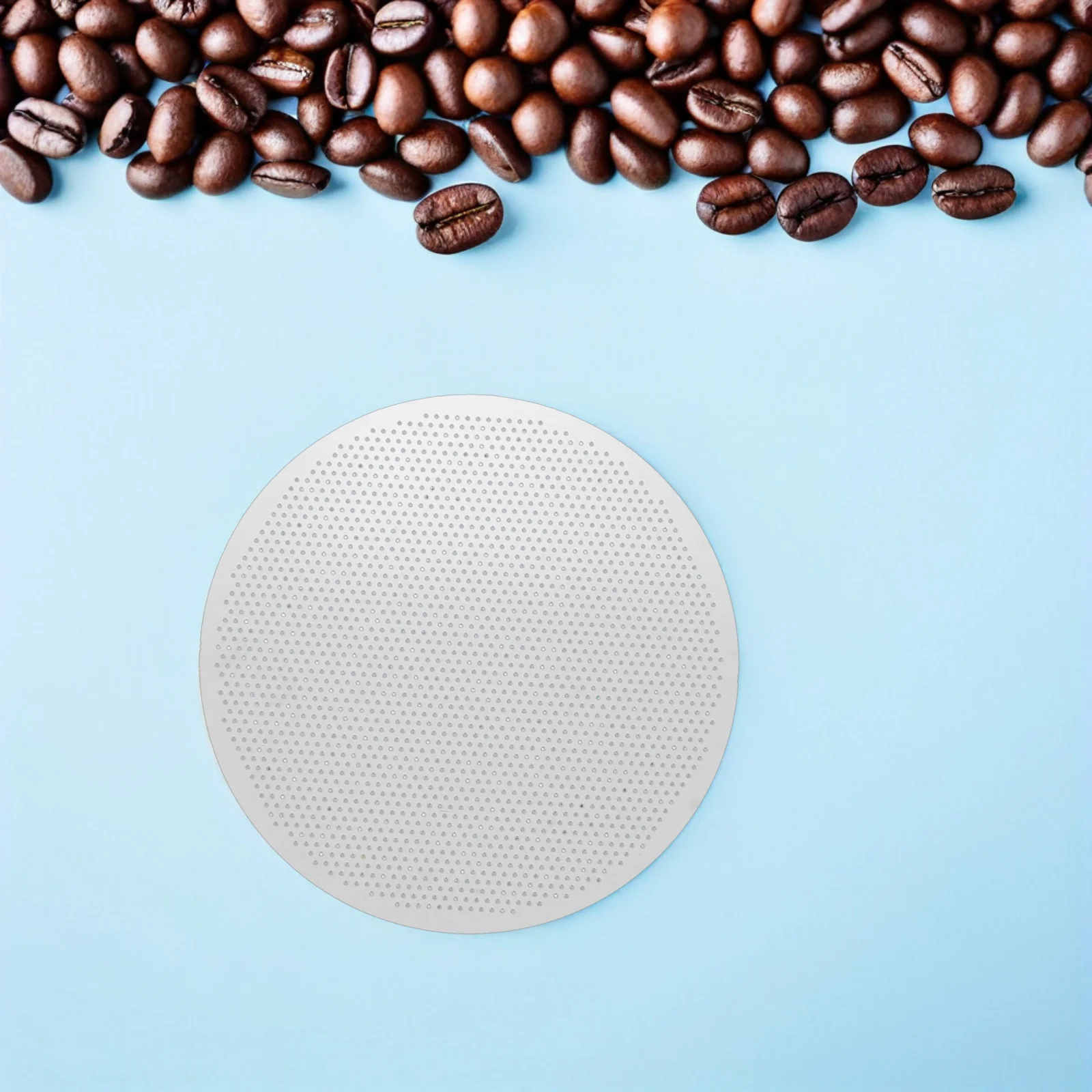 

3Pcs Stainless Steel Coffee Filter Basket Reusable Mesh Screen for Espresso Machine Portafilter Mesh Filter Lower Shower Screen