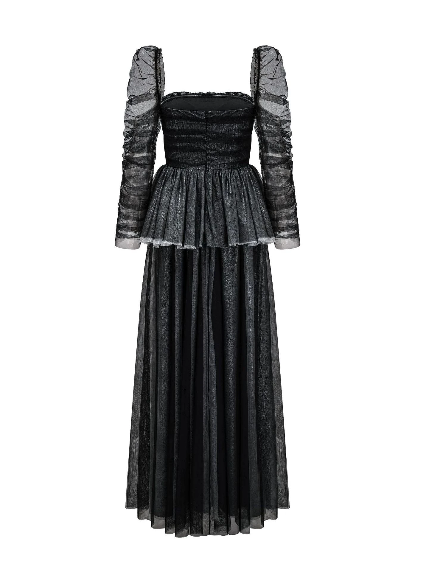 

French elegant dress 2025 summer independent station new arrival tube top long sleeve party dinner dress-GZXX482