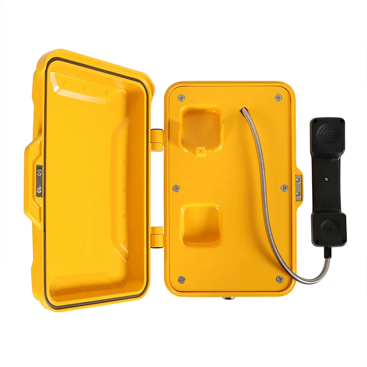 J&R Outdoor Soundproof Waterproof Phone Auto-Dial Hands-Free Telephone
