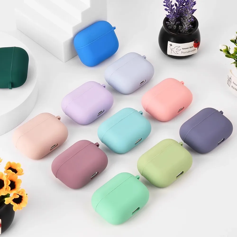 Silicone Earphone Covers for Apple airpods 3/4 case Protective Soft Headphones airpods4/3 Cases For Airpods Pro 2-3 Accessories image 5