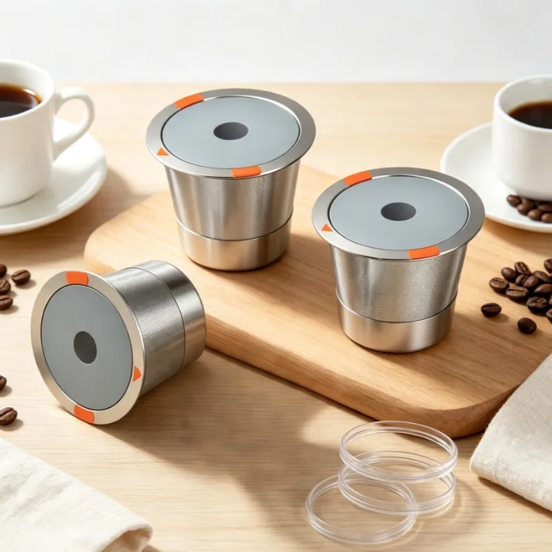 Stianless Steel Reusable K Cups Coffee Pods Compatible for Keurig 1.0 & 2.0 Coffee Maker for Keurig Coffee Filter,(1-4 Packs)