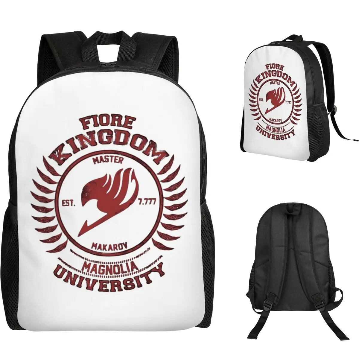 Fairy Tail Team Flag Backpack Student Boys Girls BookBag School Bag Computer Shoulder Bags