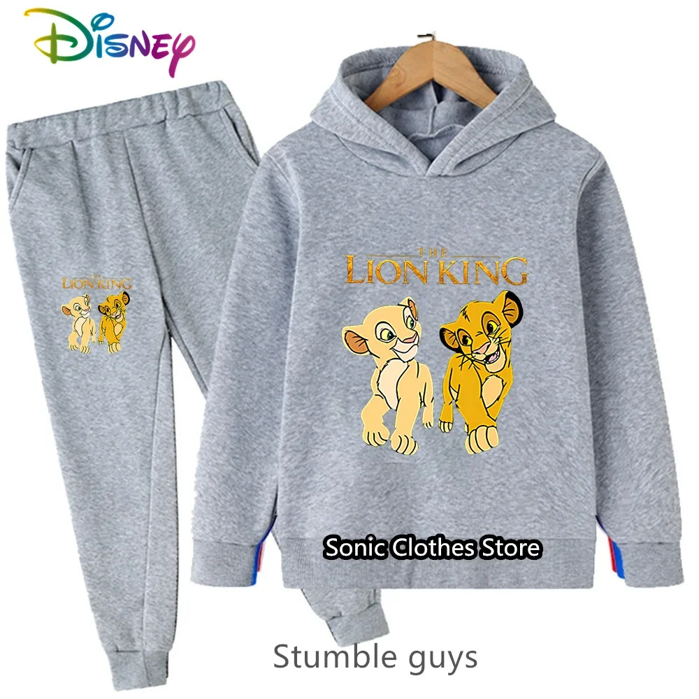 

Simba Kids Purple Hoodie Set Spring Autumn Boys Girls Clothes Toddler Wear