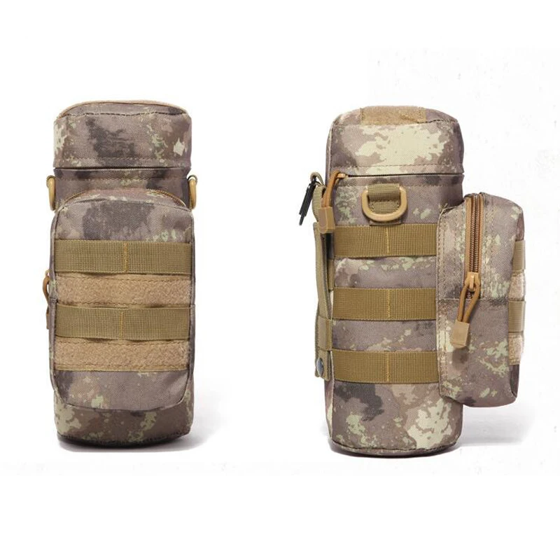 Travel Tool Kettle Set Outdoor Tactical Military Molle Water Bag For Camping Hiking Fishing Shoulder Bottle Holder Bottle Pouch