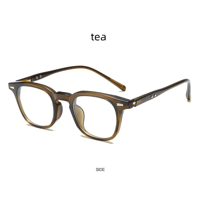 KOCOLIOR Neue hochwertige Anti-Blaulicht-Mechrome Brille für Herren und Damen, literarische Retro-Brille mit kleinem quadratischem Rahmen – Detail 11