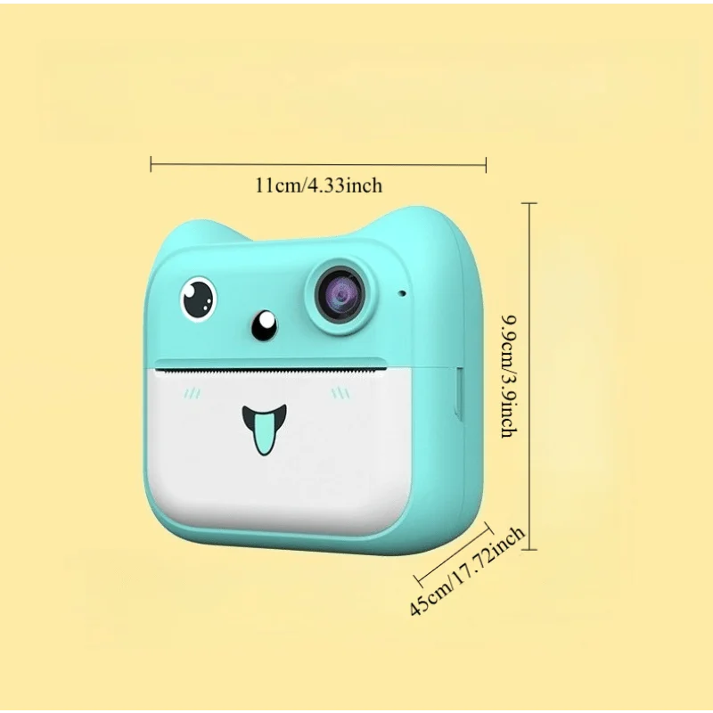 Children's Toys, Imported, Instant Camera  Photograp Instant Print Photo Camera Video Toys Kids HD Camera Toys Birthday Present