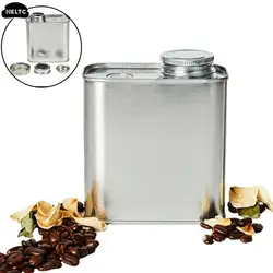 Tinplate Coffee Bean Storage Tank Coffee Powder Sealed Tank One-way Valve Exhaust Portable Bean Storage Tank Storage Bottle Cans