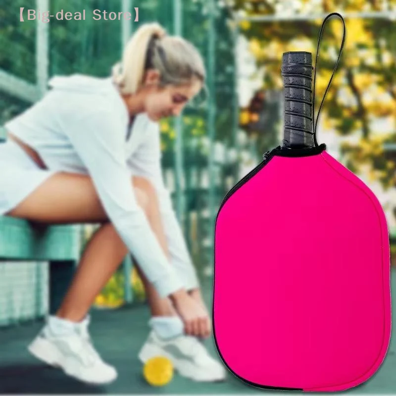 【M】Neoprene Table Tennis Racket Cover Wear Resistant Multiple Color Options For Daily Training Outdoor Sports Matches